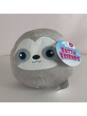 NWT Fuzzy Friends Gray Sloth 5" Plush